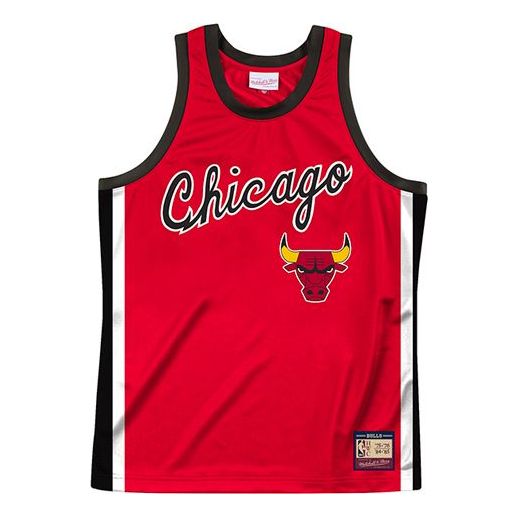 Tanktop Mitchell & Ness Chicago Bulls Jersey Rød | TTNKLG18056-CBU-S-CAR75