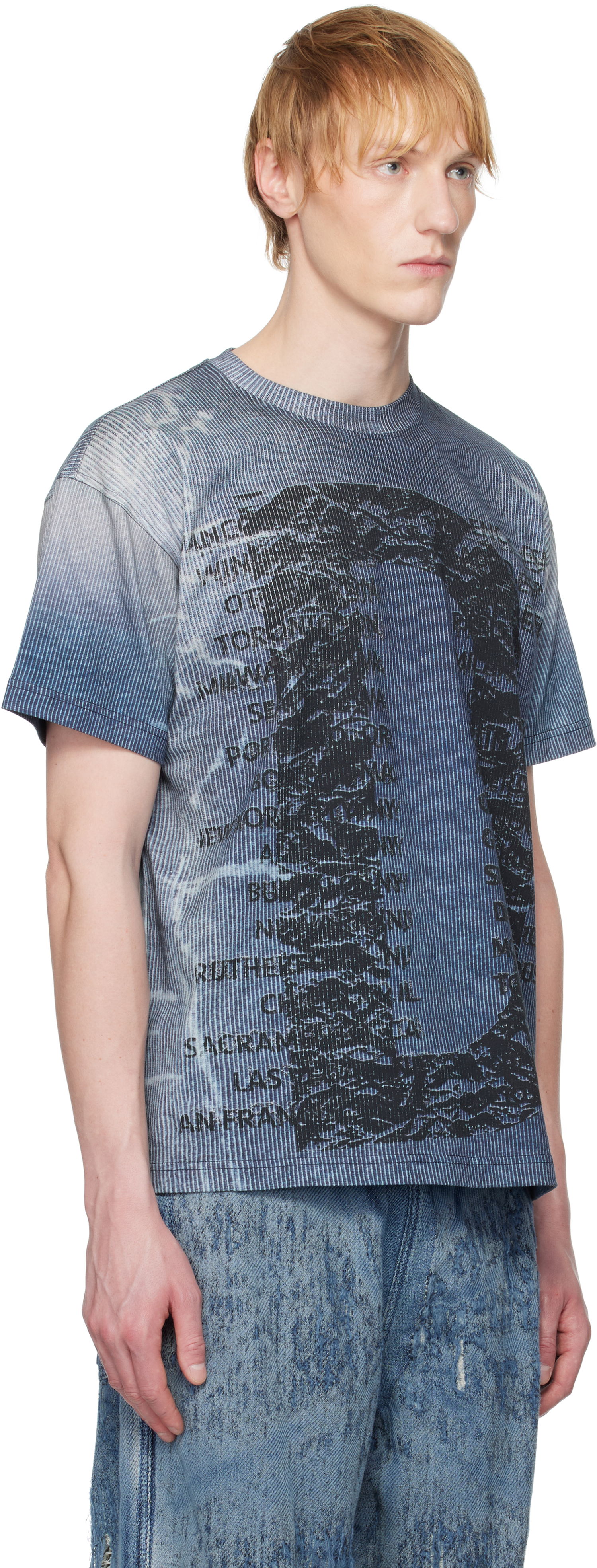 T-shirt Diesel Diesel T-Norm-R2 Graphic T-Shirt Blå | A19650-0PJBH-900A, 1
