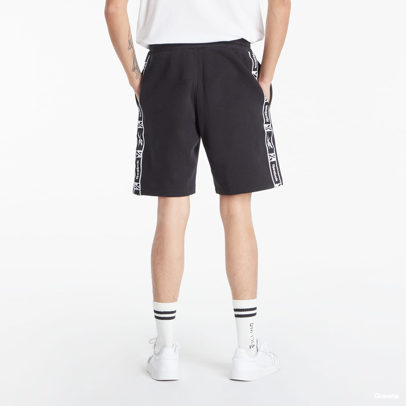 Shorts Reebok Identity Tape Shorts Sort | HB5979, 1