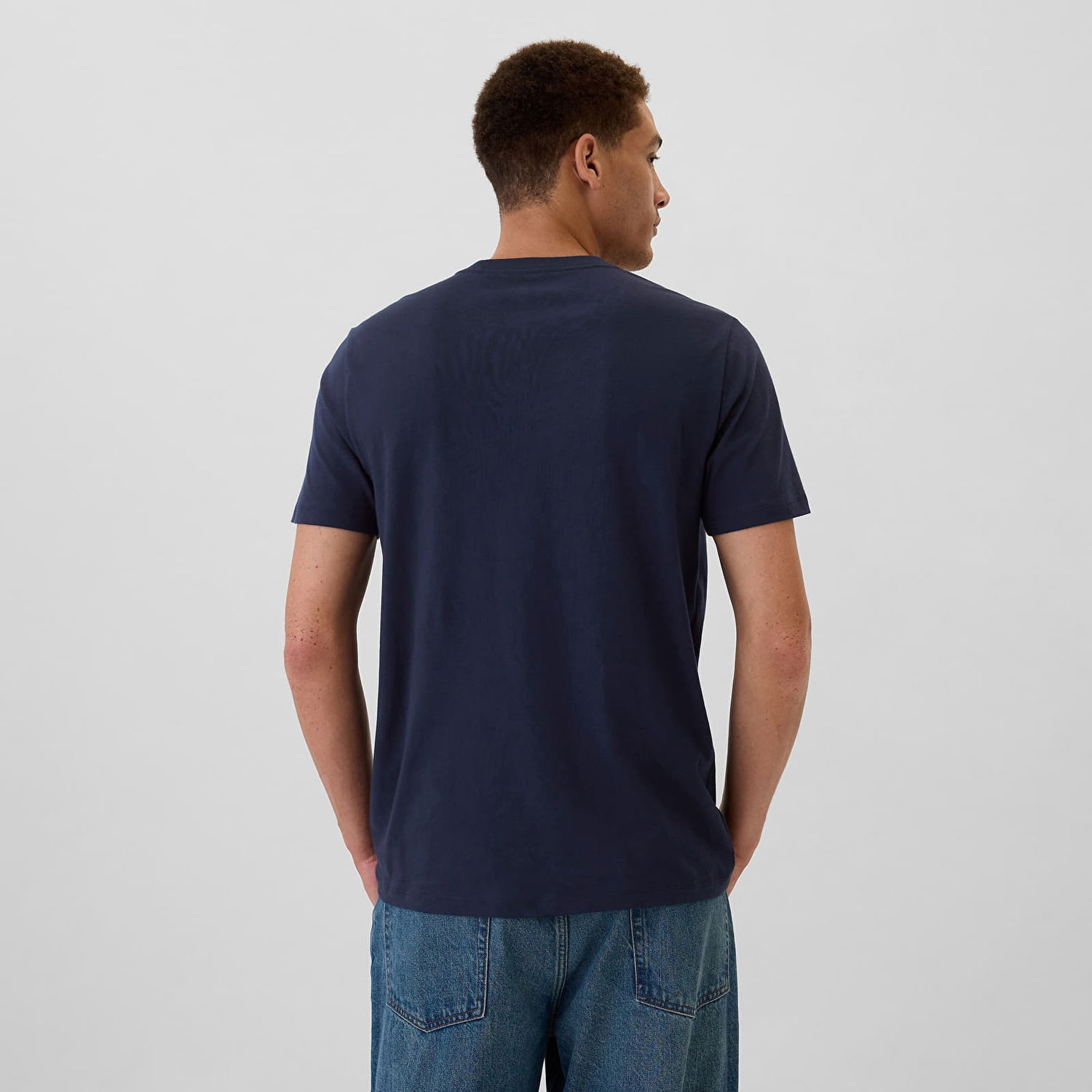 T-shirt GAP T-shirt Logo Tee Tapestry Navy XS Mørkeblå | 542246-02, 1