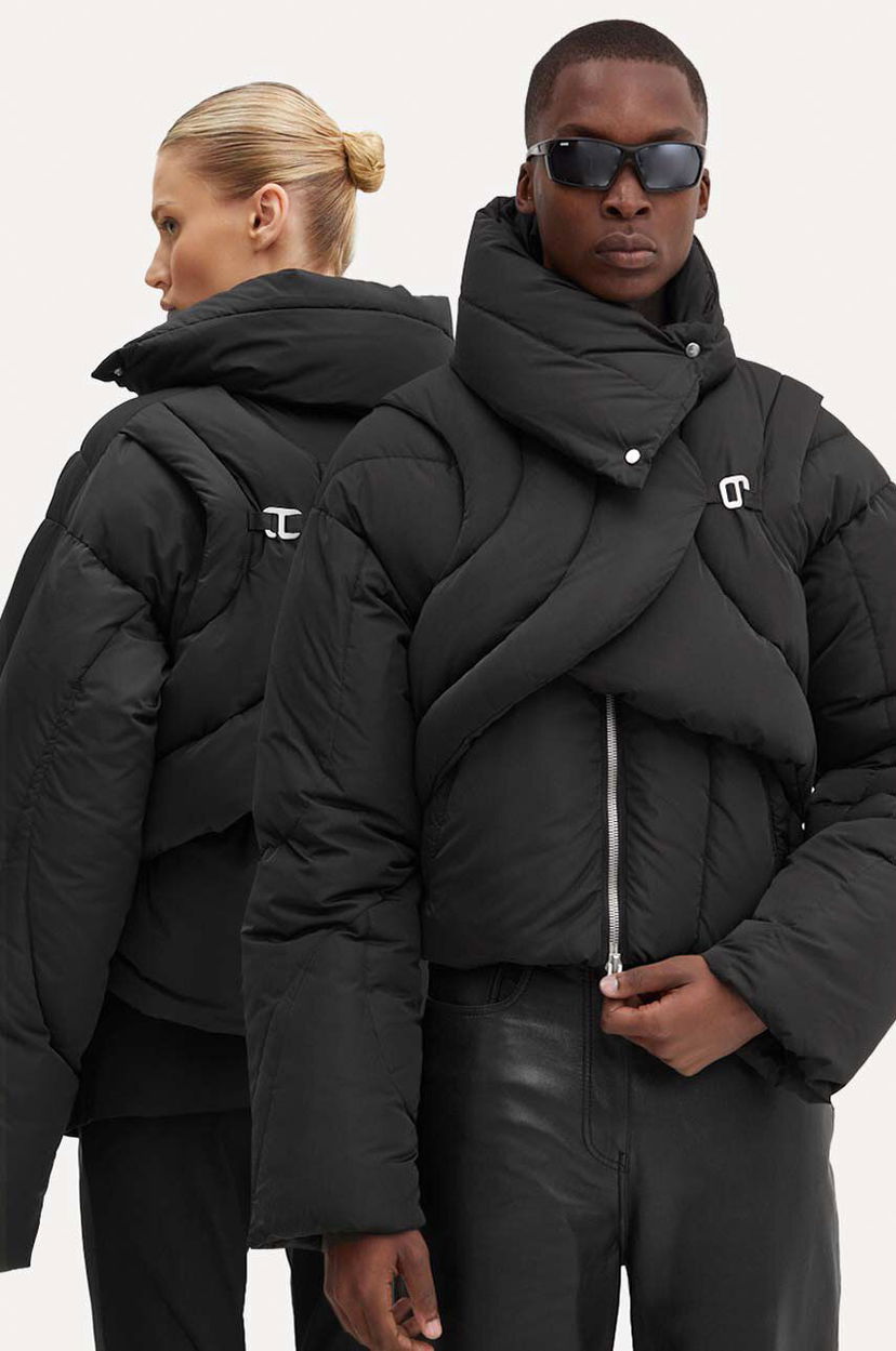 Puffer jakke HELIOT EMIL Oversized Puffer Jacket Sort | HE.W.02.073.BLK01