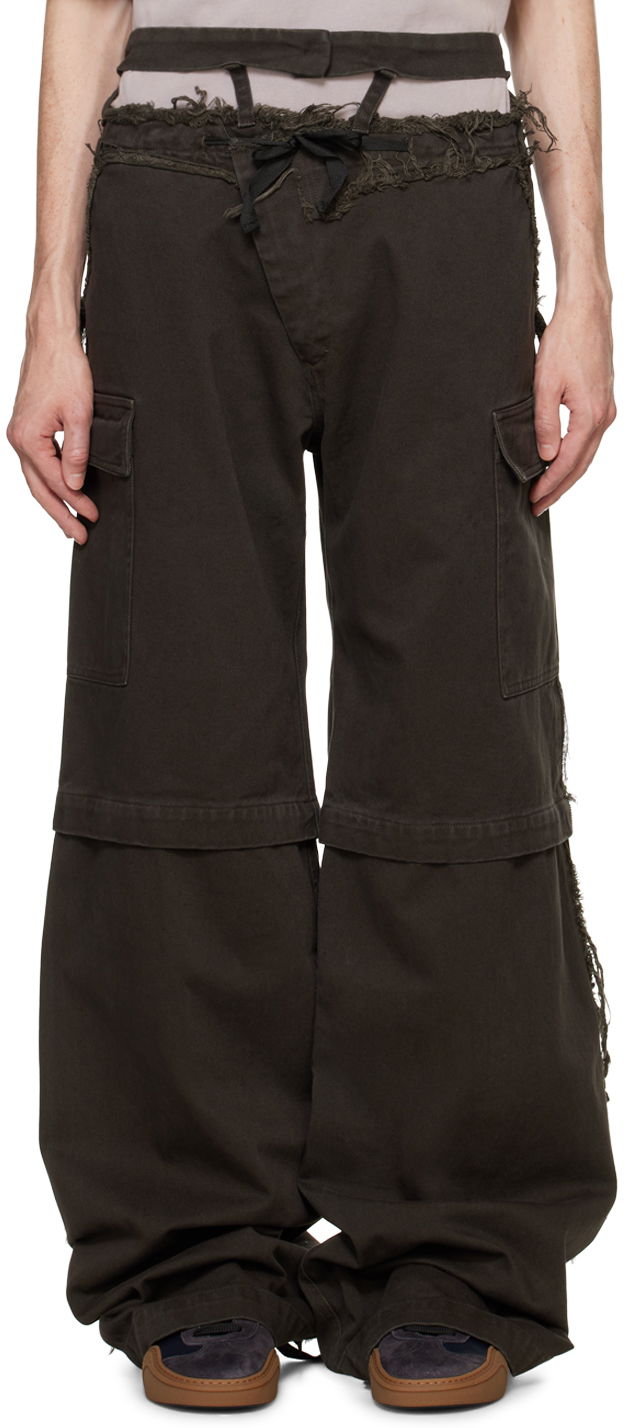 Cargo bukser Ottolinger Ottolinger Baggy Cargo Pants Brun | 1060801521, 0