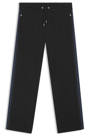 Joggingbukser BOSS Porsche x BOSS Tracksuit Bottoms with Side Stripes Sort | 50543681, 0