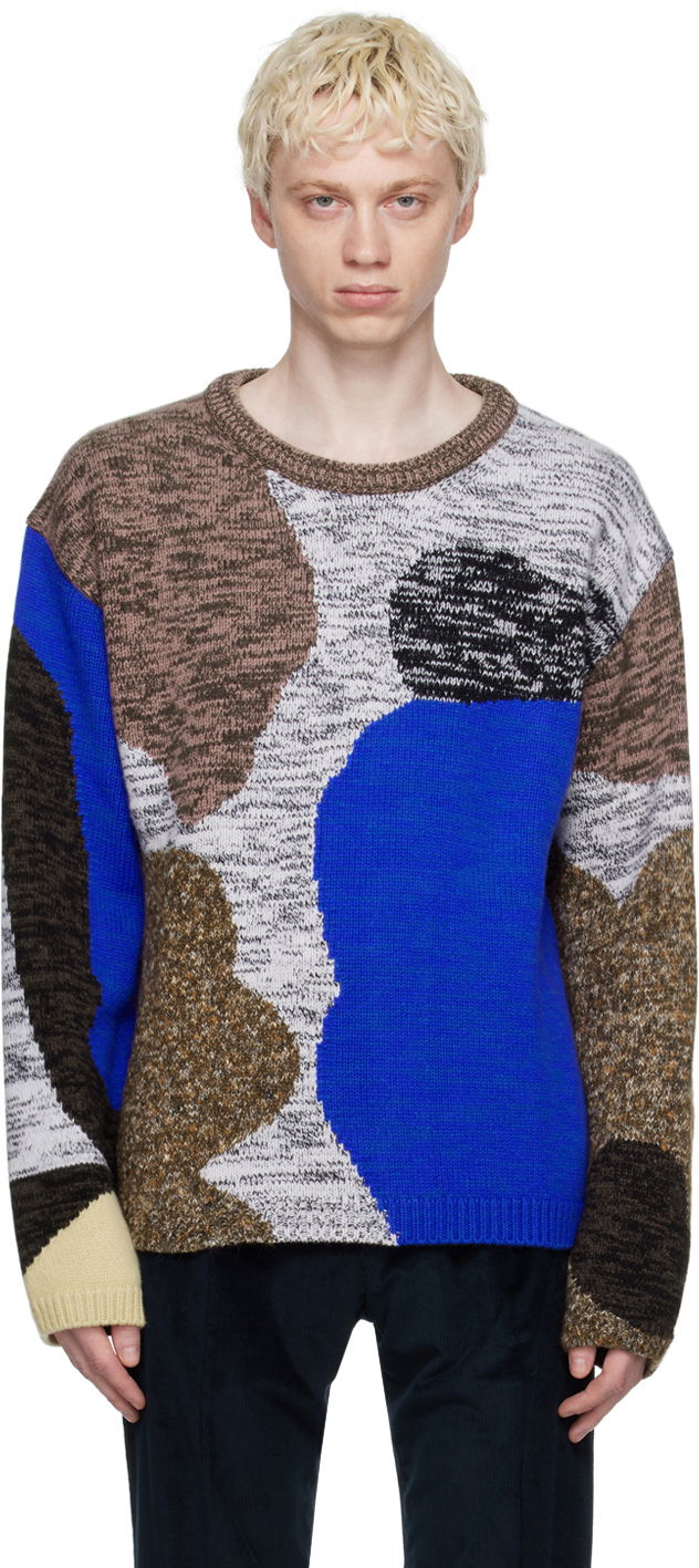 Sweater Paul Smith Paul Smith Jacquard Knit Sweater Flerfarvet | M1R-292Y-L02173-70
