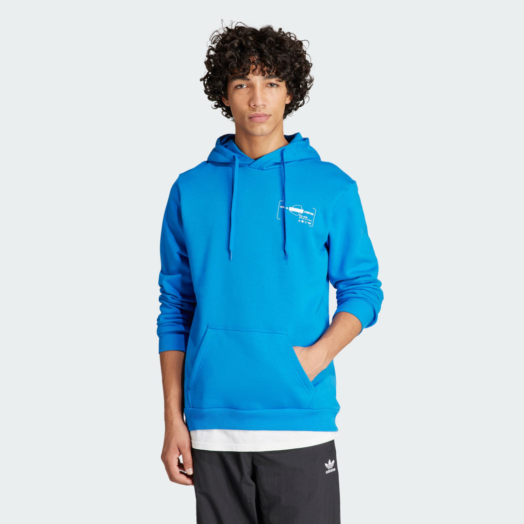 Sweatshirt adidas Originals Paris Graphic Blå | IX3074, 1