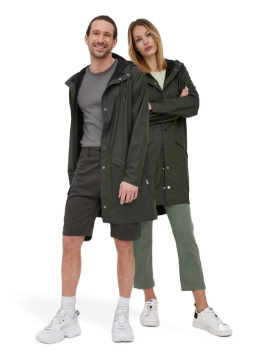 Jakke Rains Long Jacket Grøn | 12020.03