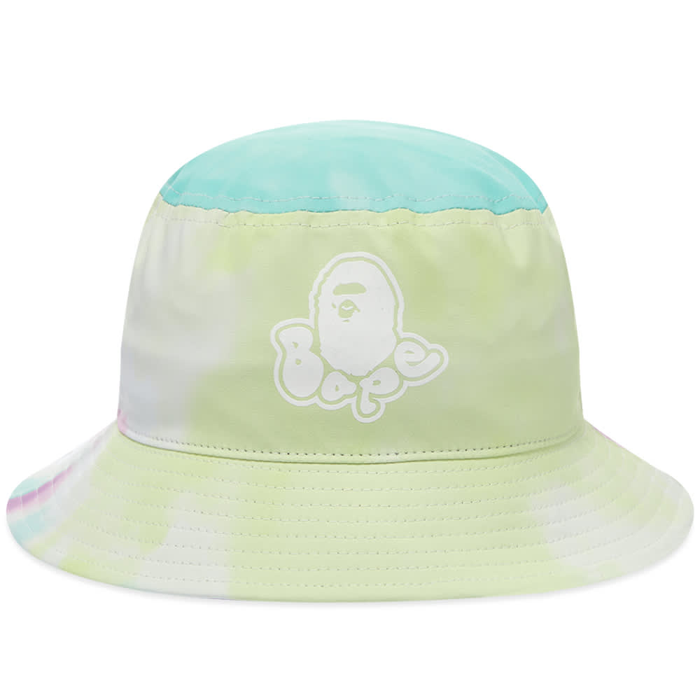 Hat BAPE Tie Dye Bucket Hat Turkis | 001HTI302001L-MUL, 0