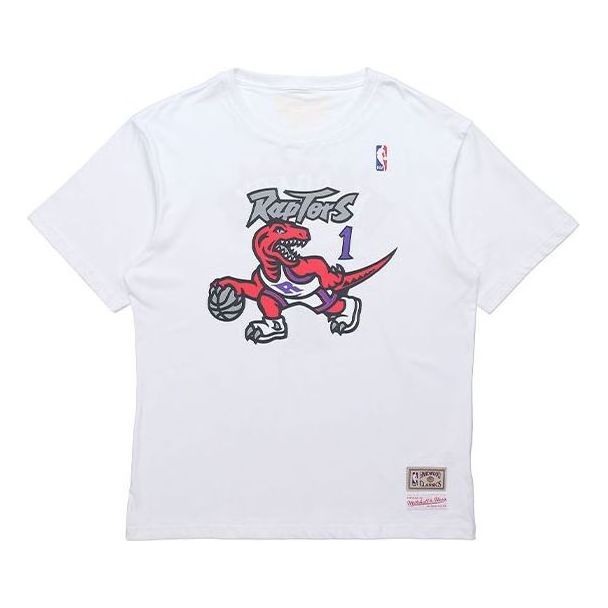 T-shirt Mitchell & Ness Mitchell & Ness NBA Toronto Raptors Tracy McGrady Graphic T-Shirt Hvid | MNJY13S17-TMC
