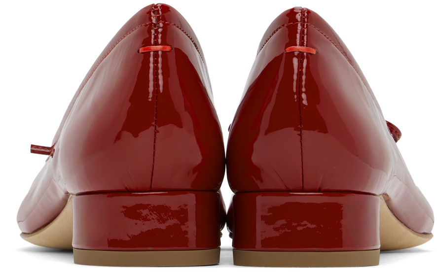 Kjole Aeyde Aeyde Darya Ballerina Flats Rød | A11-FL-GLVR25BL16-FW24-985-048, 1