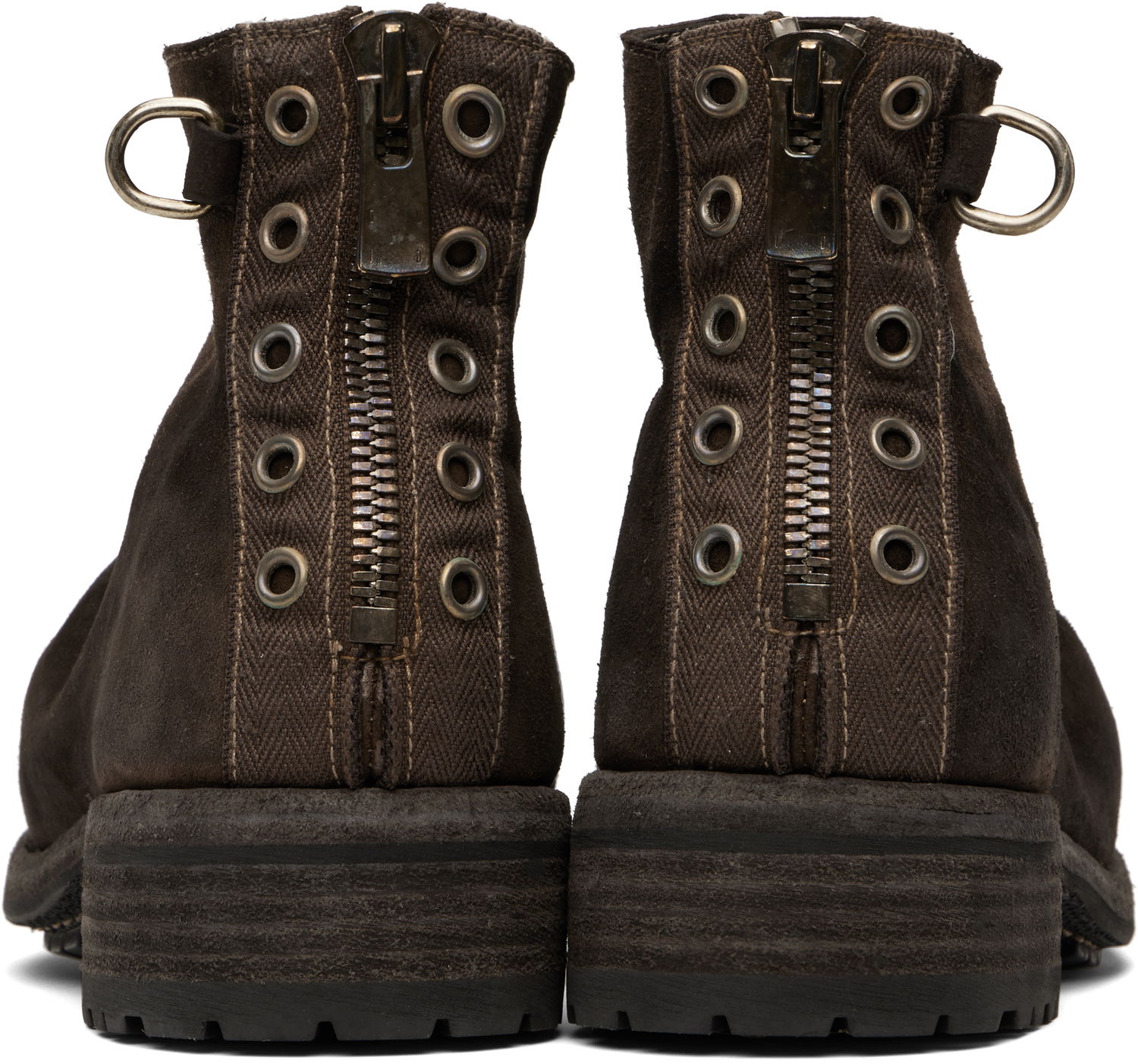 Tøj UNDERCOVER UNDERCOVER Guidi Edition Boots Brun | UC1E4F01, 1