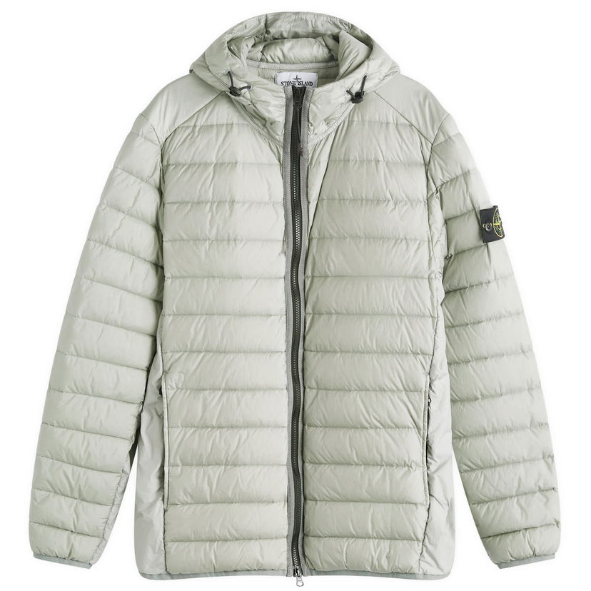 Jakke Stone Island Lightweight Hooded Down Jacket Grå | 811540324-V0060