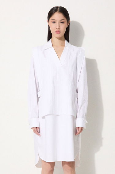 Kjole KENZO Mini Dress White Hvid | FE62RO2919LO.01, 0