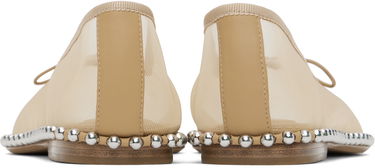 Tøj Alexander Wang Alexander Wang Lina Ballchain Ballerina Flats Beige | 30125F046, 1