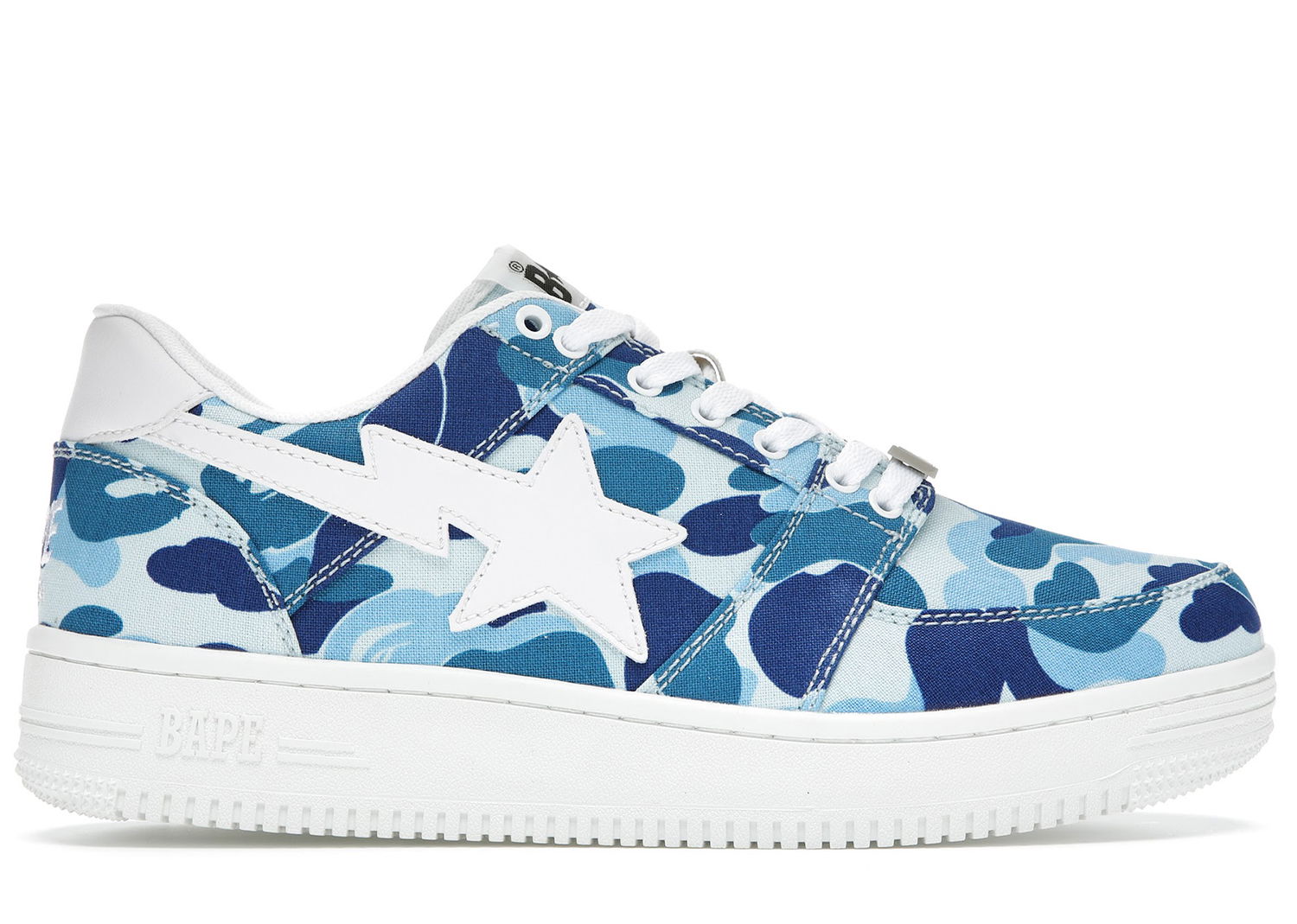 Sneakers og sko BAPE Bape Sta Low ABC Camo 20th Anniversary "Blue" Blå | 1G30191001/1H3019011, 0