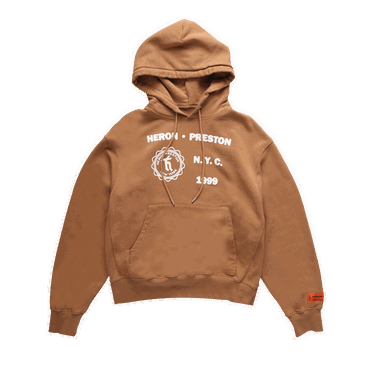 Sweatshirt HERON PRESTON Medieval Hoodie Brun | HMBB024F22JER0056401, 0