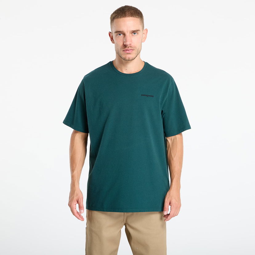T-shirt Patagonia P-6 Logo Responsibili-Tee Grøn | 38504 CASG