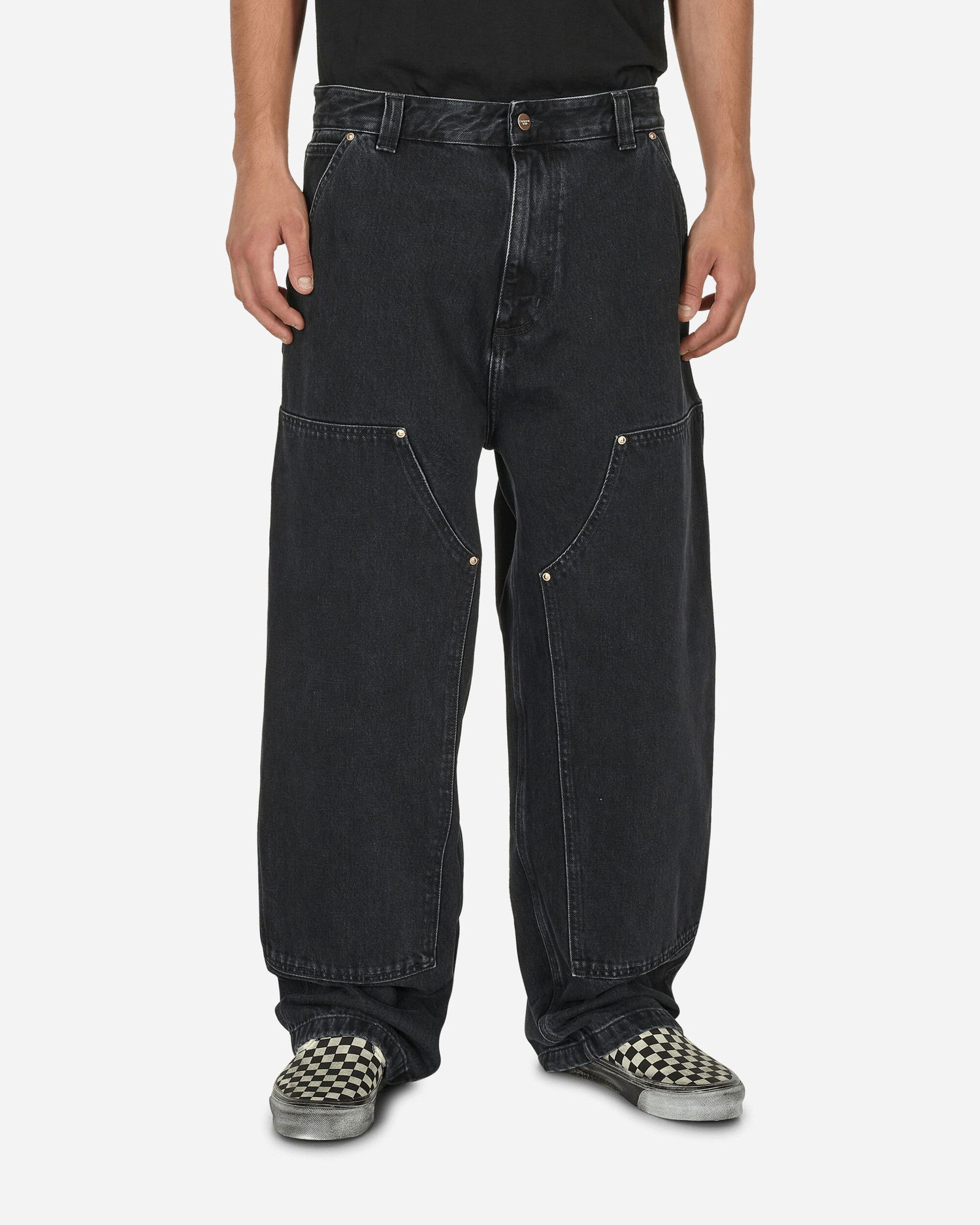 Bukser og jeans Carhartt WIP Nash Double Sort | I032106 8906, 1