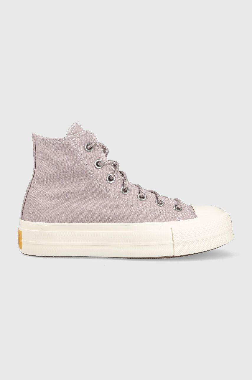 Sneakers og sko Converse Chuck Taylor All Star Lift HI Lilla | A05014C, 0