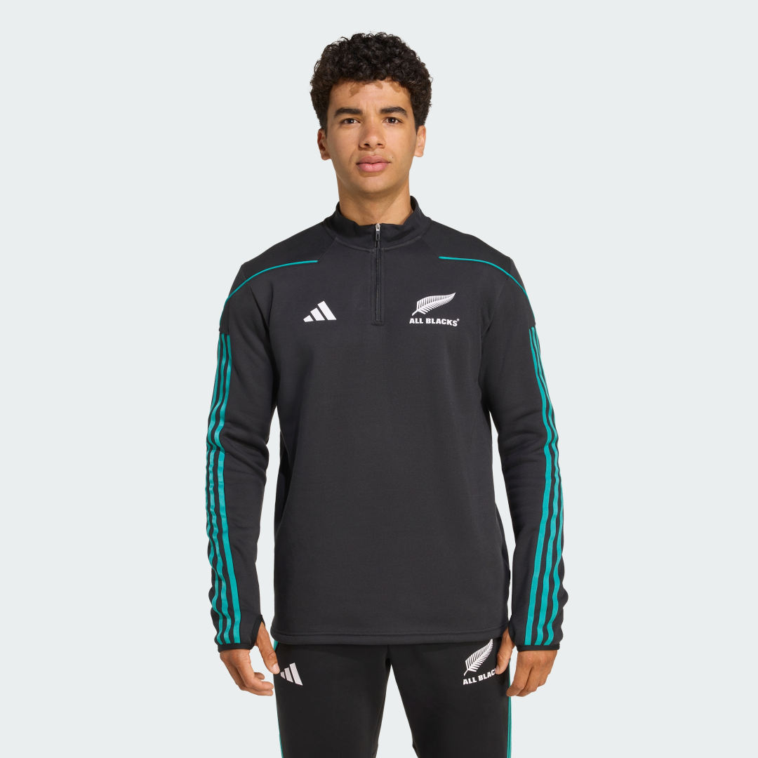Sweatshirt adidas Performance All Blacks Fleece Track Top Sort | JY8277, 0