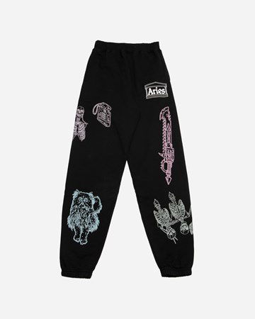 Joggingbukser Aries Cybin Sweatpant Sort | FTAR30004, 0