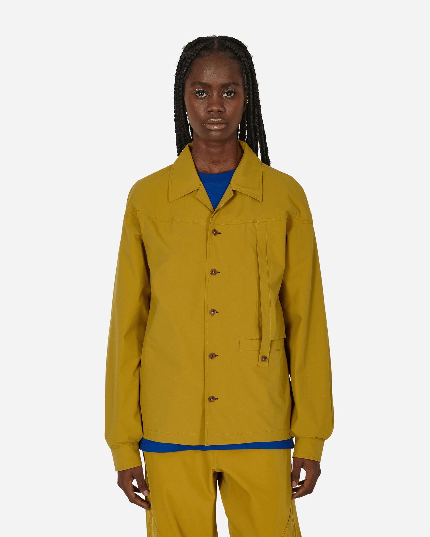 Skjorte Asics Novalis Ormosiancy Medallion Gul | 2203A229-750, 1