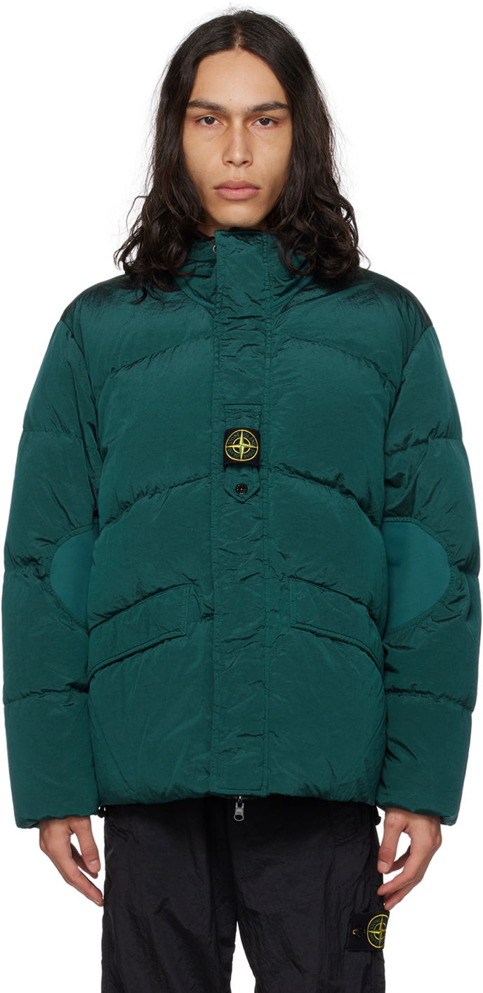 Jakke Stone Island Quilted Reversible Down Jacket Grøn | 791542719, 0