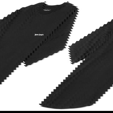 T-shirt Palm Angels Embroidered Logo Oversized T-Shirt Sort | PMAA002F23JER0011001, 0