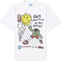 T-shirt MARKET Smiley Head In The Game T-Shirt Hvid | 399001666-WHT, 1