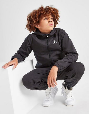 Vindjakke Jordan Jordan Hooded Woven Jacket Sort | 95F241-023, 1