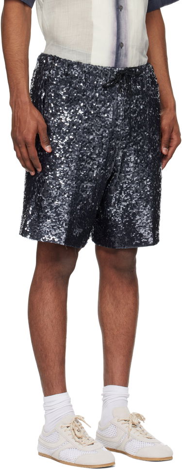 Shorts Dries Van Noten Dries Van Noten Sequin Shorts Grøn | 251-080973-1480, 4