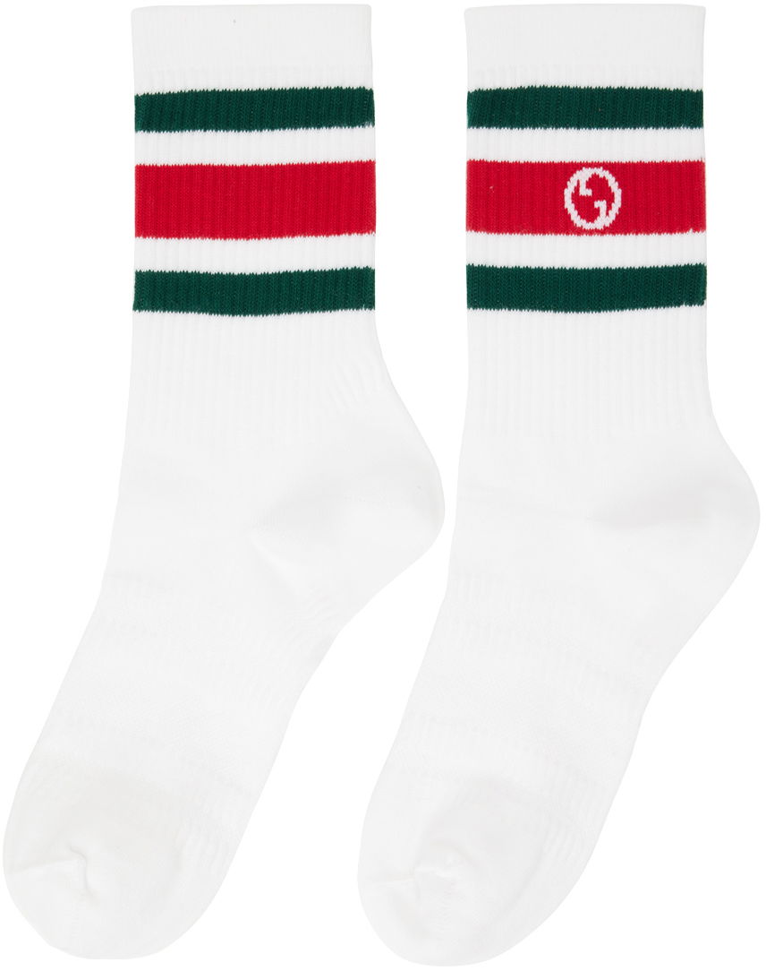 Undertøj og sokker Gucci Round Interlocking G Hvid | 750705 4GADU, 1