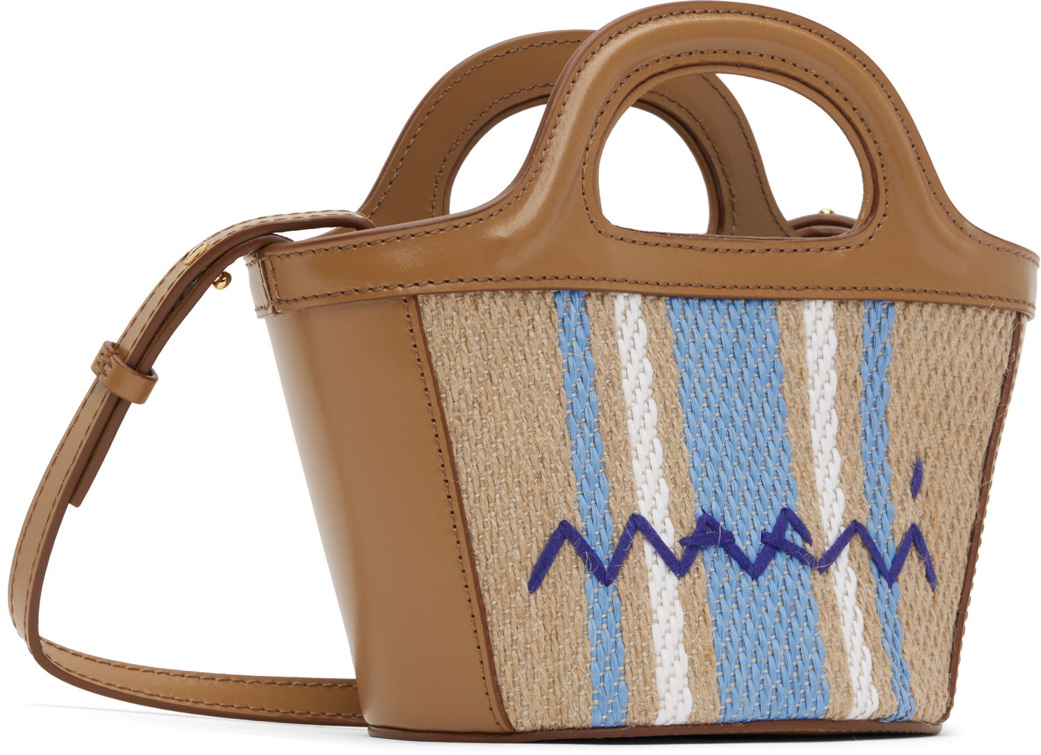 Håndtaske Marni Marni Tropicalia Micro Tote Bag Brun | BMMP0067Q7 P8181, 1