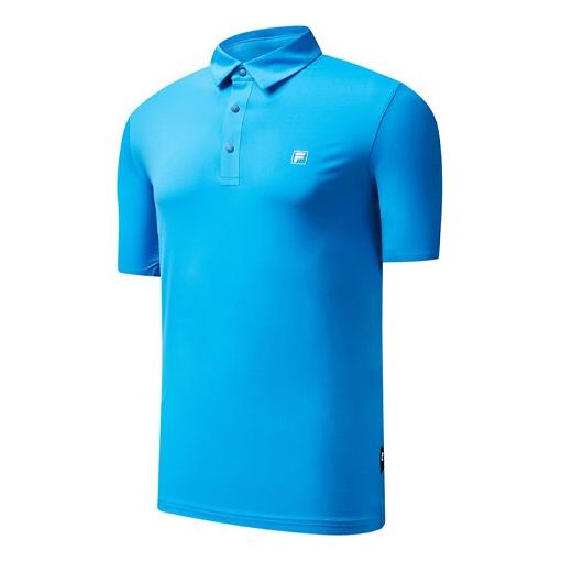 Polo skjorte FILA Athletics Short Sleeve Polo Shirt Blå | A11M025155F-RB, 0