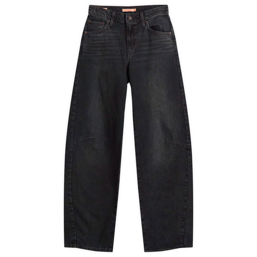 Jeans Levi's Baggy Dad Barrel Jeans 28" Sort | 0039A-0000