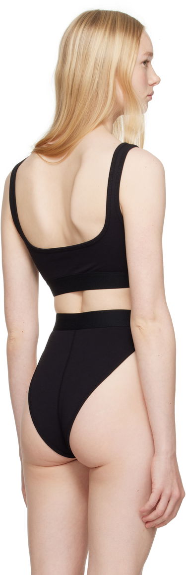 Bh Marine Serre Marine Serre Moon Logo Jersey Sport Bra Sort | WUW002A CJER0012, 2