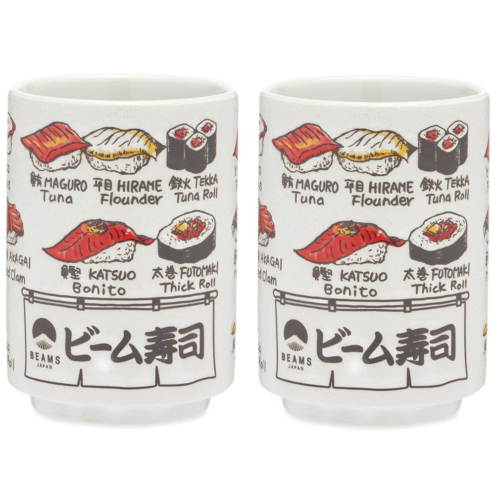 Home decor BEAMS BEAMS JAPAN Fish Design Ceramic Cup Set Hvid | 56710391950-94, 0