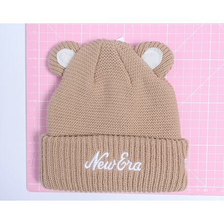 Beanie New Era New Era Kids Ears Knit Beanie (52-54 cm) Beige | 60580864, 1