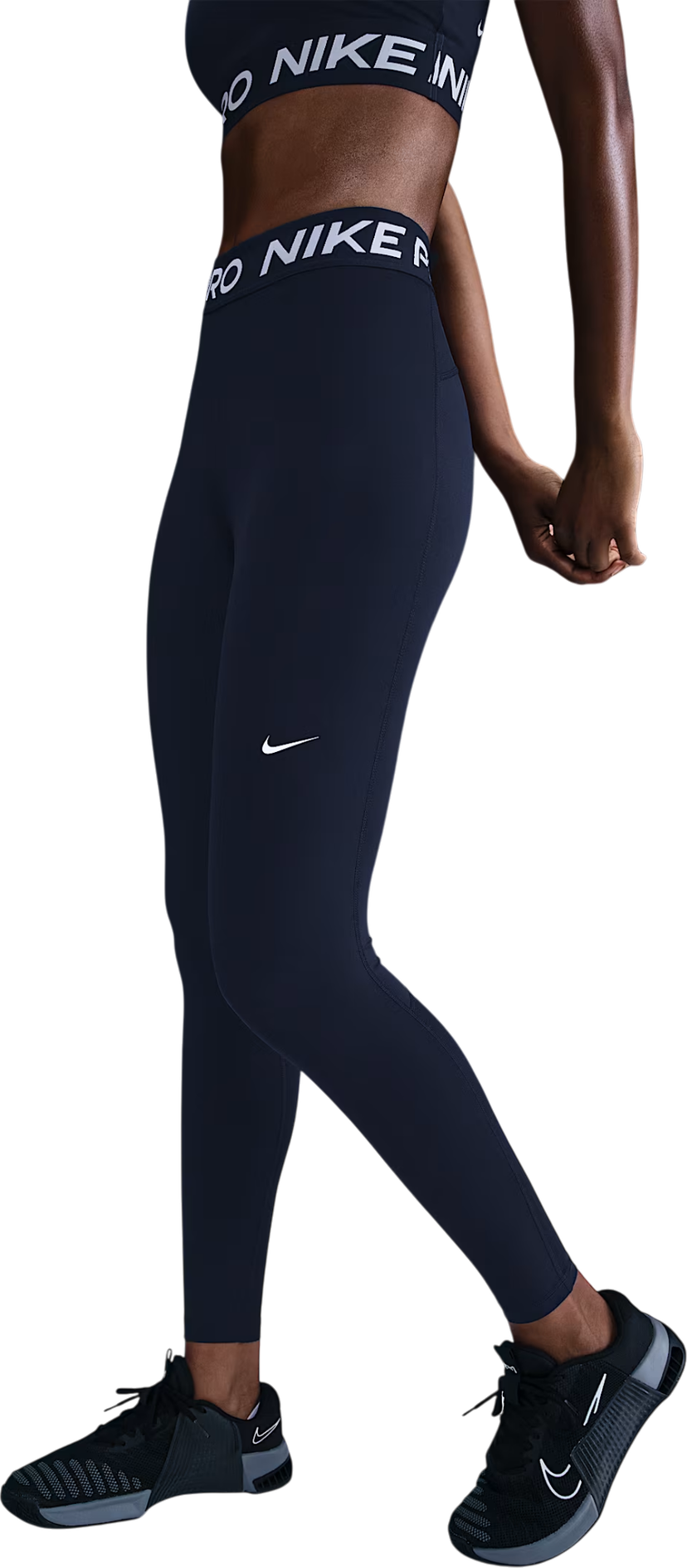 Leggings Nike Pro Mid Rise Leggings Mørkeblå | cz9779-410