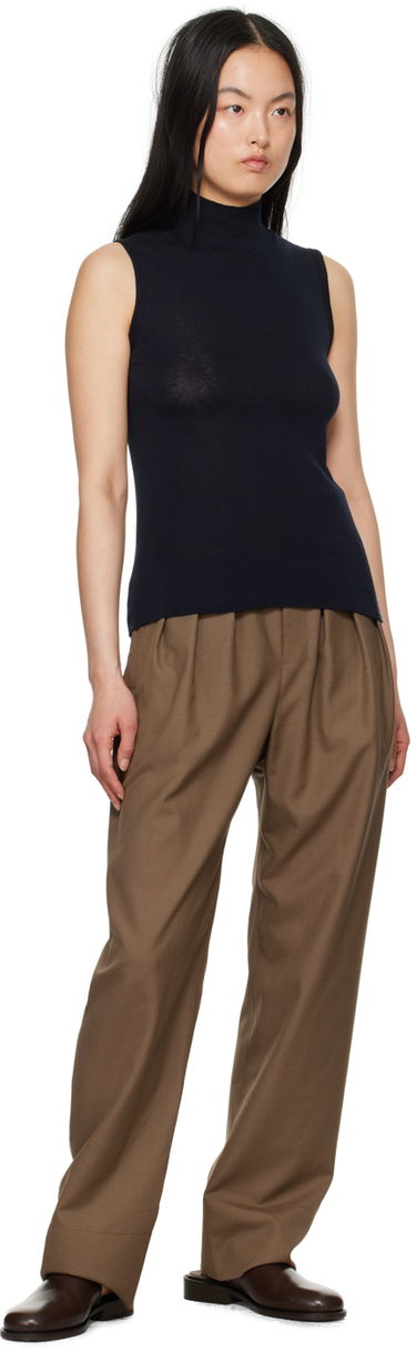 Tanktop LEMAIRE Lemaire Women's Seamless Turtleneck Tank Top Blå | TO1150 LK1015, 3