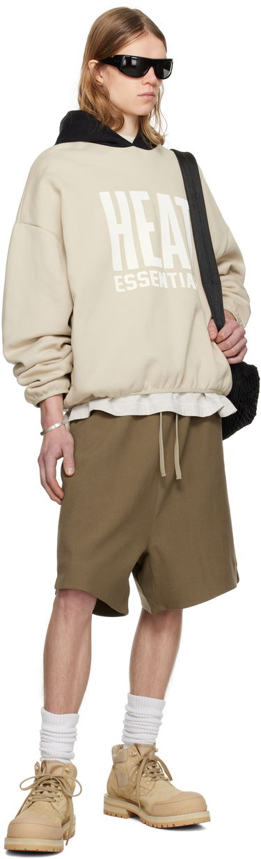Sweatshirt Fear of God ESSENTIALS NBA Heat Pull Over Hoodie Beige | 192AL246302F, 4