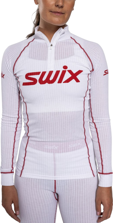 T-shirt SWIX SWIX RaceX Classic Half Zip Top Hvid | 10111-23-00036, 0