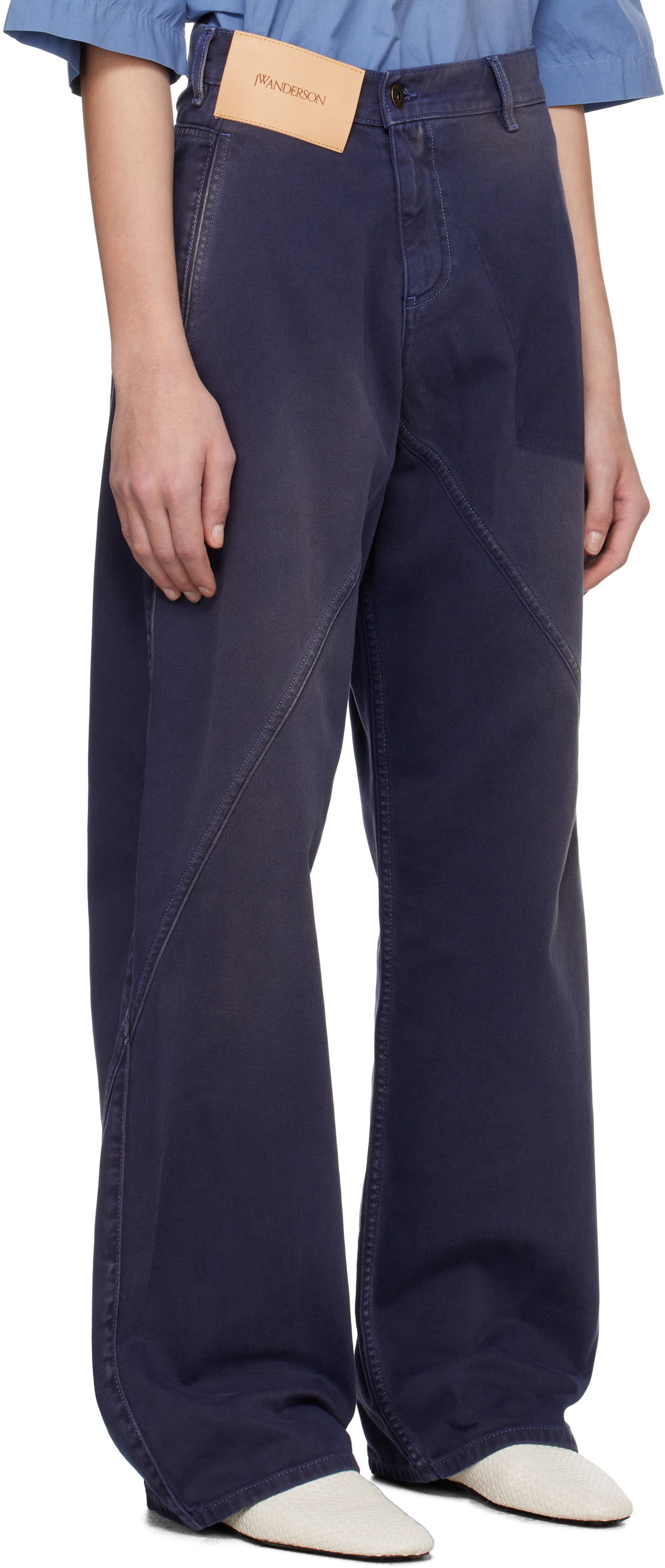 Bukser JW Anderson JW Anderson Twisted Workwear Jeans Blå | DT0115-PG1522, 1