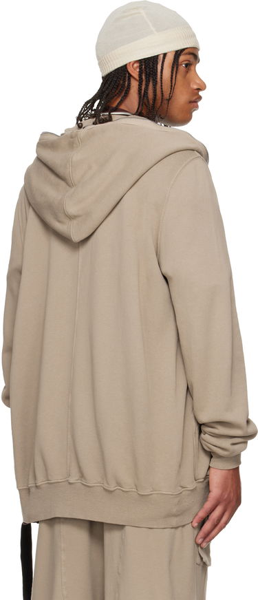 Sweatshirt Rick Owens DRKSHDW Concordians Jumbo Hoodie Beige | DU02E7283 FSL, 2