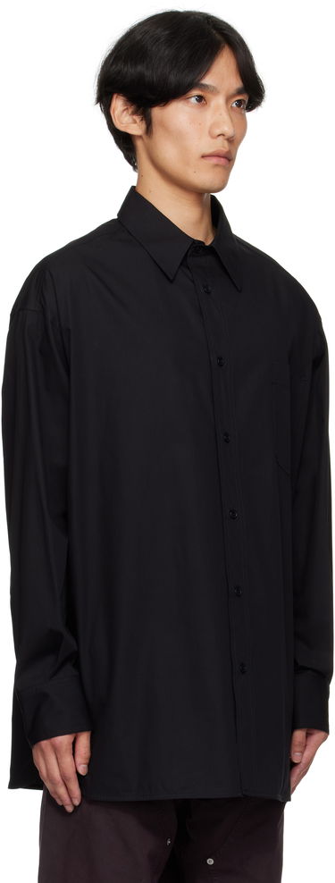 Skjorte Maison Margiela MM6 Maison Margiela Poplin Shirt Sort | SH0DT0034 M35480, 1