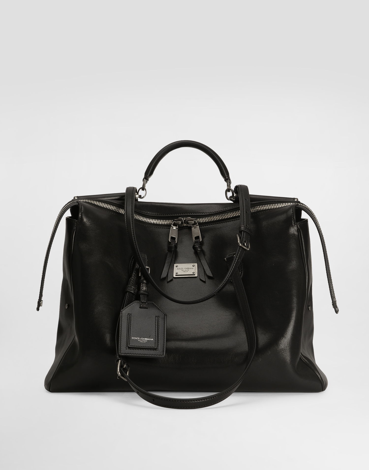 Skuldertaske Dolce & Gabbana Dolce & Gabbana Vittoria Calfskin Crossbody Bag Sort | BM7825AH85080999_1, 1