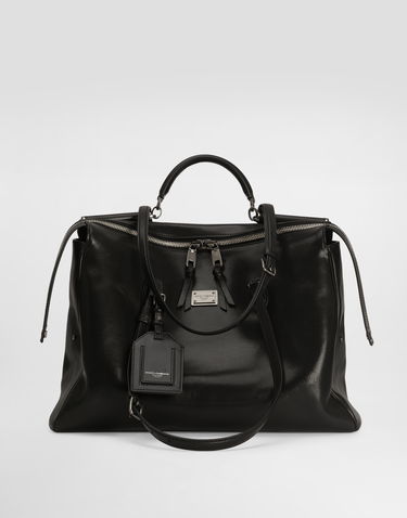 Skuldertaske Dolce & Gabbana Dolce & Gabbana Vittoria Calfskin Crossbody Bag Sort | BM7825AH85080999_1, 1