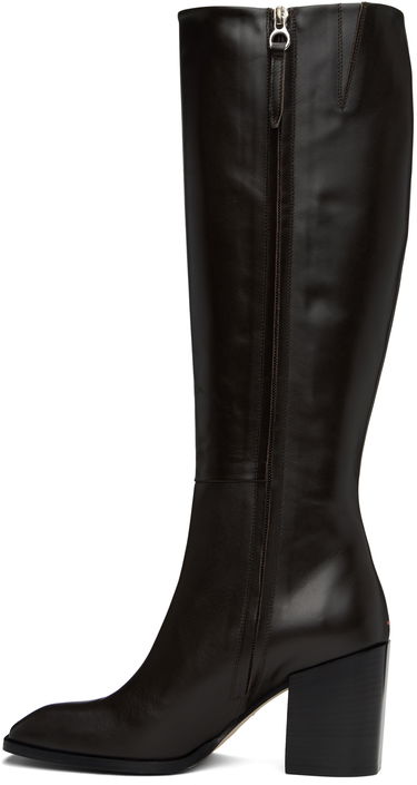 Tøj Aeyde Aeyde Teresa Knee-High Boots Sort | A11-KB-LPLS75BL-0221-953-001, 2