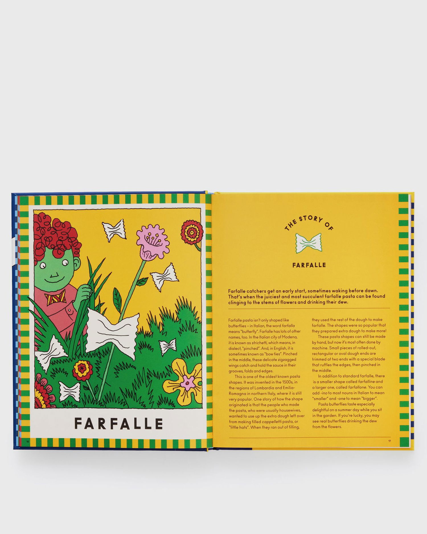 Bog og blad Phaidon The Story of Pasta and How to Cook It! by Steven Guarnaccia Blå | 9781838667016, 1