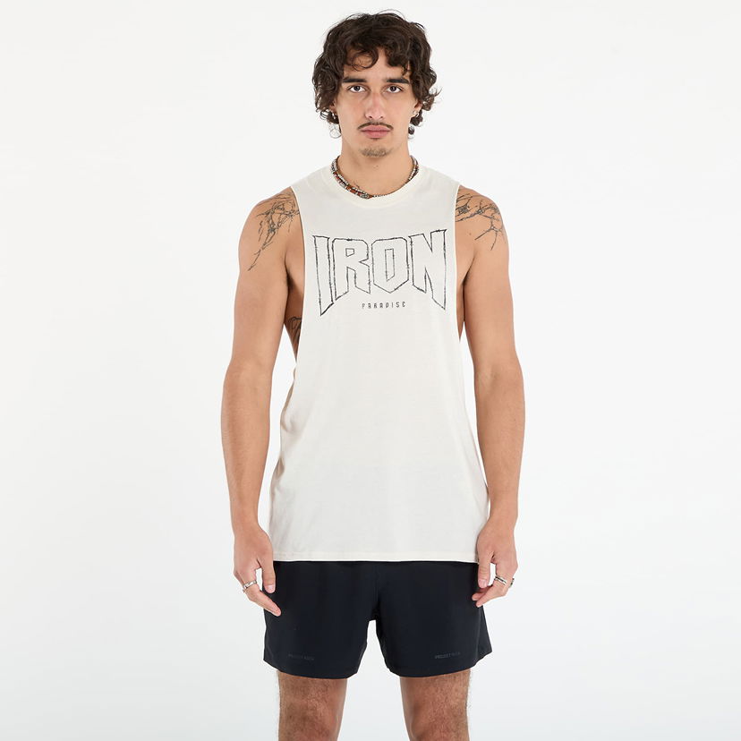 Tanktop Under Armour Project Rock Graphic Training Tank Beige | 6006257-279