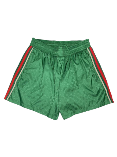Badetøj Gucci GG Jacquard Nylon (Euro Exclusive) Swim Shorts Grøn | 699084